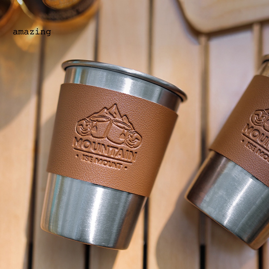 Vỏ Bọc Cốc Cách Nhiệt Bằng Thép Không Gỉ Mềm Chống Trượt Cho Hoạt Động Ngoài Trời