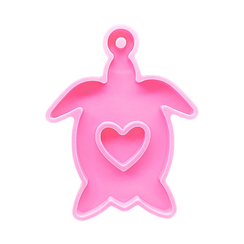 Khuôn Silicone Làm Móc Khóa DIY Hình Cua / Rùa / Cún Đáng Yêu