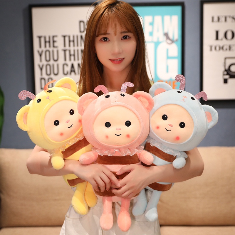 Thú Nhồi Bông Hình Chú Ong Hoạt Hình Sáng Tạo