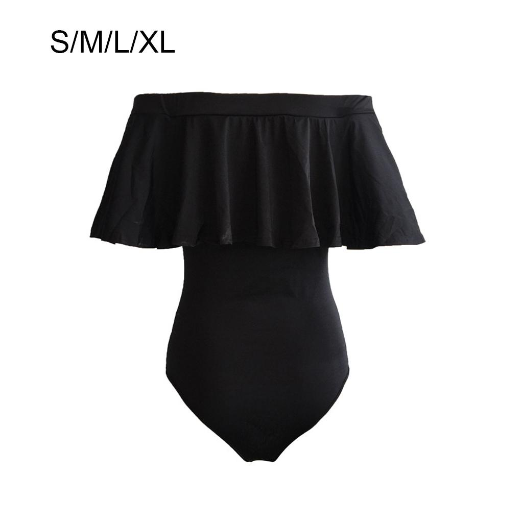 Bộ Đồ Bơi Liền Thân Sát Nách Cổ Thuyền Bằng Polyester Thời Trang Mùa Hè Quyến Rũ Cho Nữ