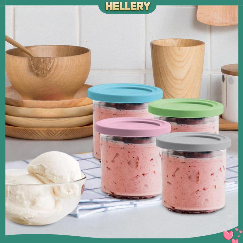 Set 4 Túi Silicone Đựng Thực Phẩm Có Nắp Đậy Cho Nhà Bếp / Nhà Hàng