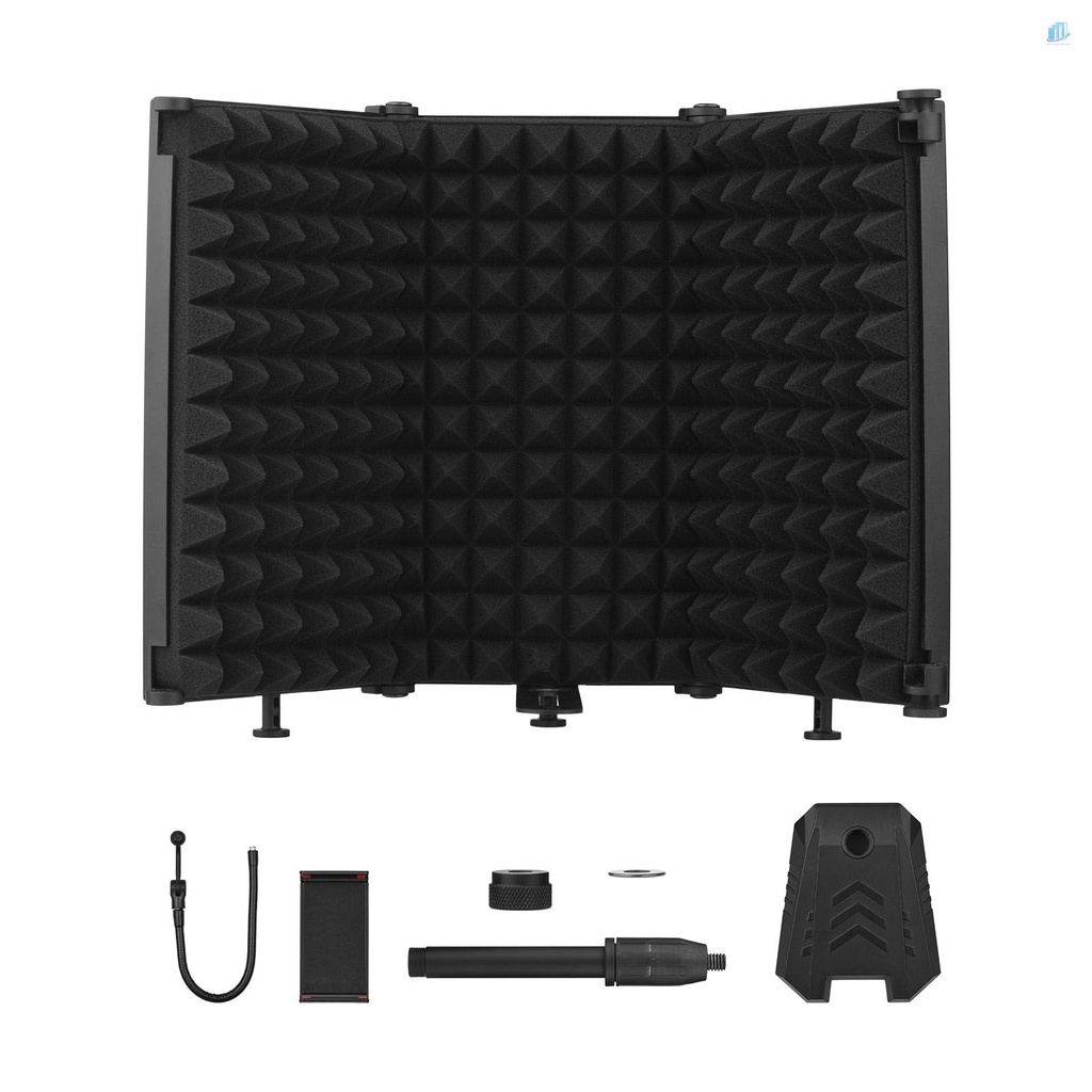 Tấm Xốp Phản Quang 3-Planel Cách Âm Kèm Đế Kẹp Điện Thoại 5 / 8 Inch