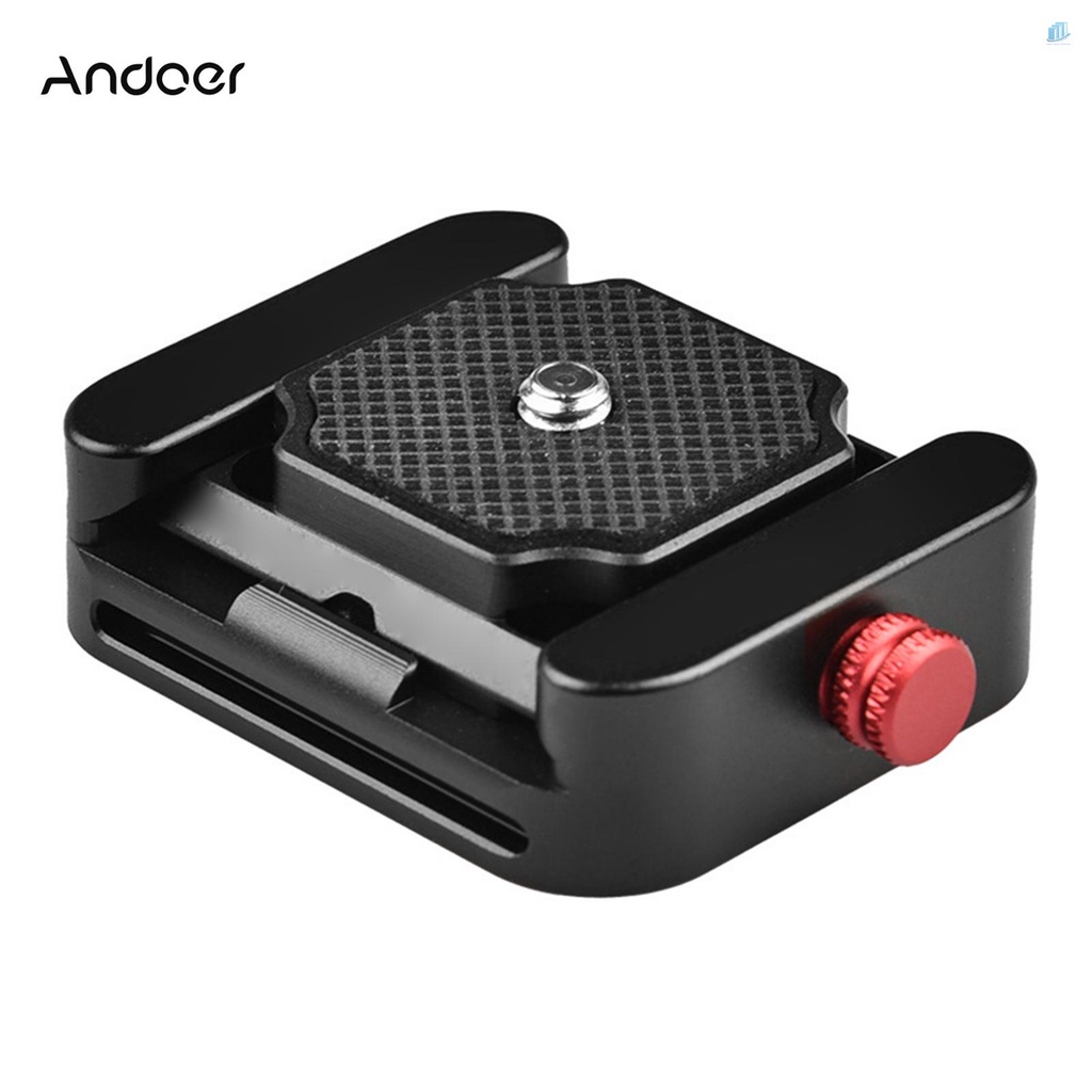 ANDOER Đĩa Gắn Chuyển Đổi Tháo Lắp Nhanh Arca Swiss Tiêu Chuẩn 1 / 4-inch Cho Chân Máy Ảnh Tripod