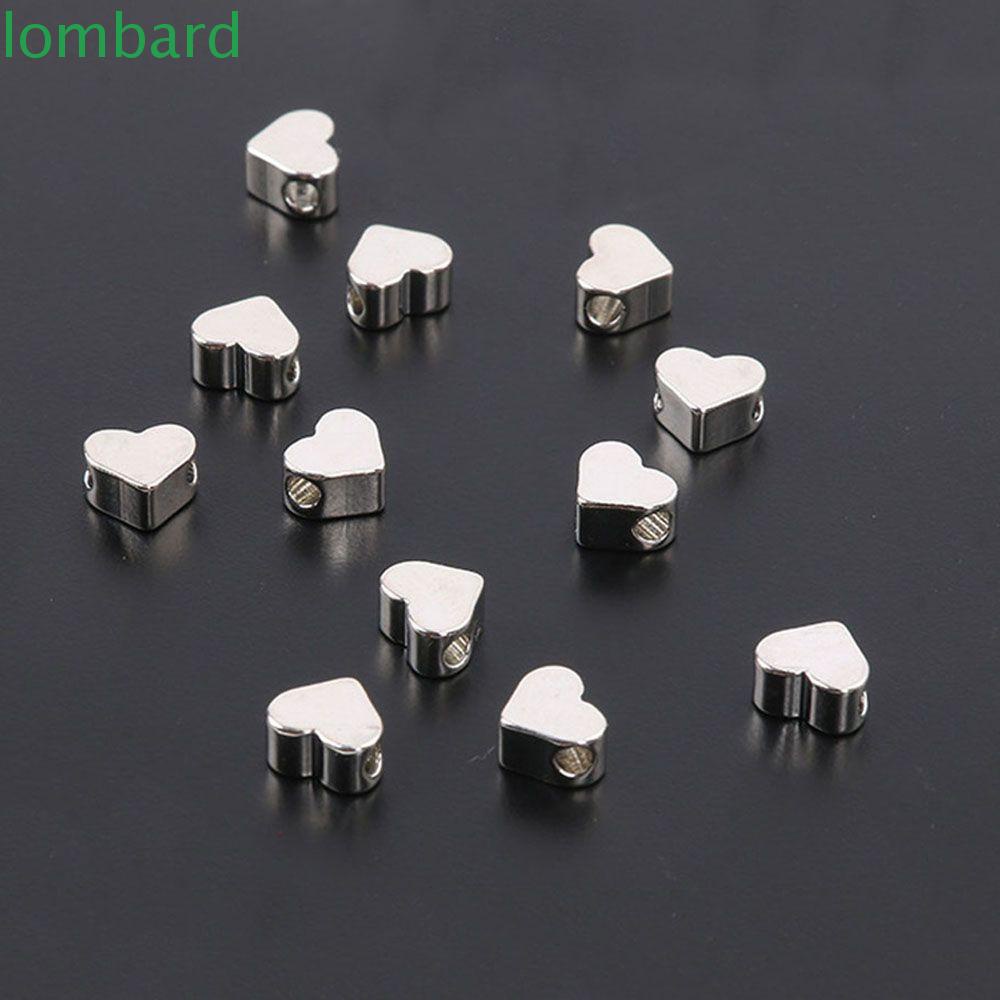 20 Hạt Xâu Chuỗi Hình Trái Tim Thời Trang 5MM