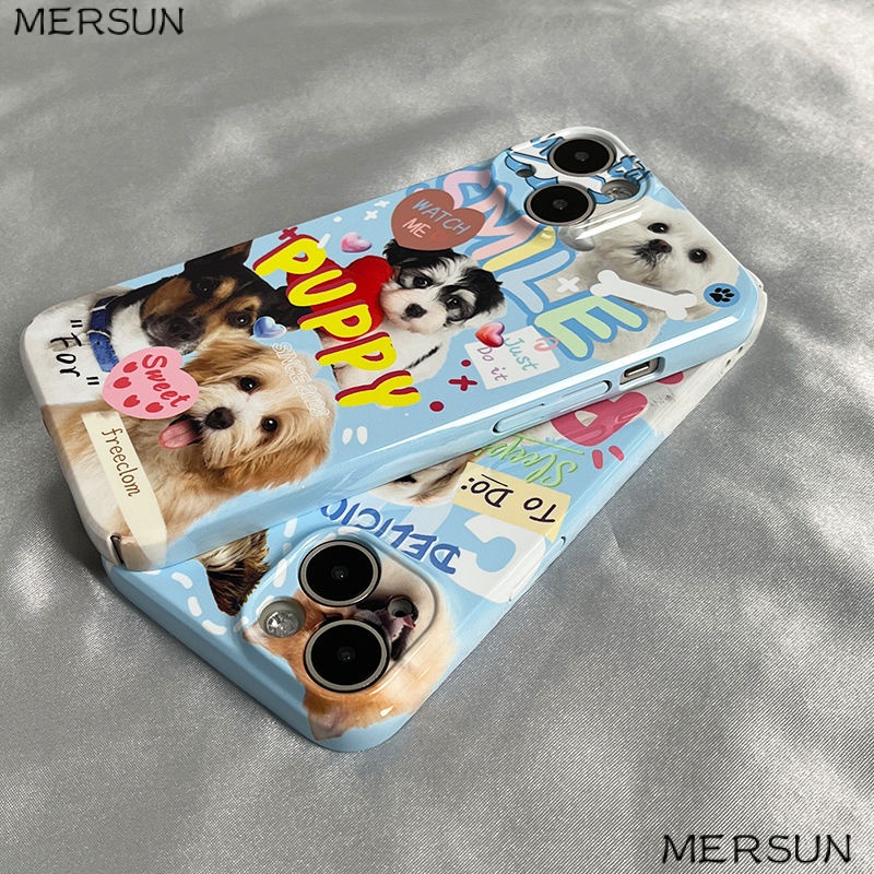 Ốp Điện Thoại Cứng Họa Tiết Chú Chó Dễ Thương Cho iphone14xr7 13 11puppyxs8 / Apple iPhone12 / BVG8