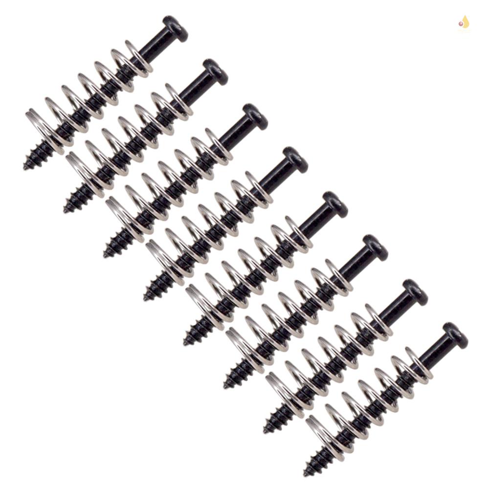 Bộ 8 Ốc Vít Điều Chỉnh Chiều Cao Gắn Đàn Guitar Điện Bằng Kim Loại 2.5 * 26mm