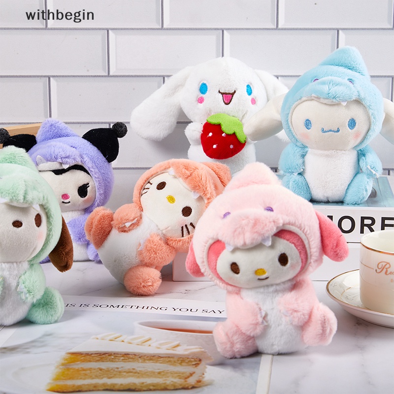 Móc Chìa Khóa Dạng Thú Nhồi Bông Họa Tiết Hoạt Hình Melody Kuromi Purin Dễ Thương