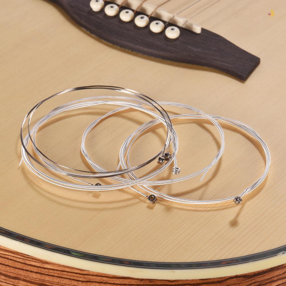 Set 6 Dây Đàn Alice A306 Lõi Bằng Thép Không Gỉ Mạ Đồng (. 010-.047)