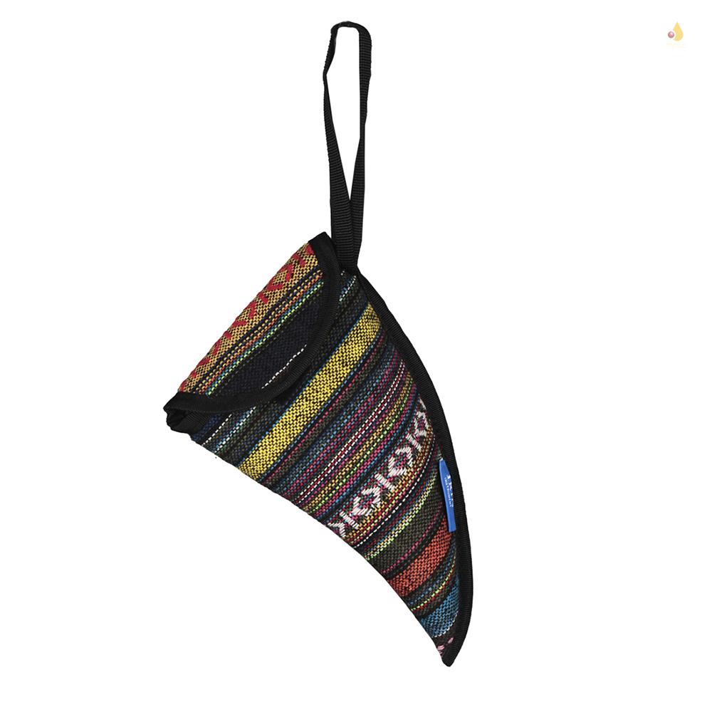 Túi Đựng Kèn Ocarina Chất Liệu Cotton Họa Tiết Thổ Cẩm Kèm Tay Cầm Tiện Dụng