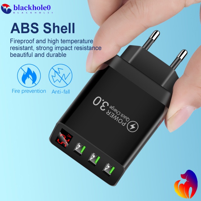 Củ Sạc Nhanh BH 3a Usb 3.0 Có Màn Hình Hiển Thị Kỹ Thuật Số Cho Iphone 13 12 Pro Max