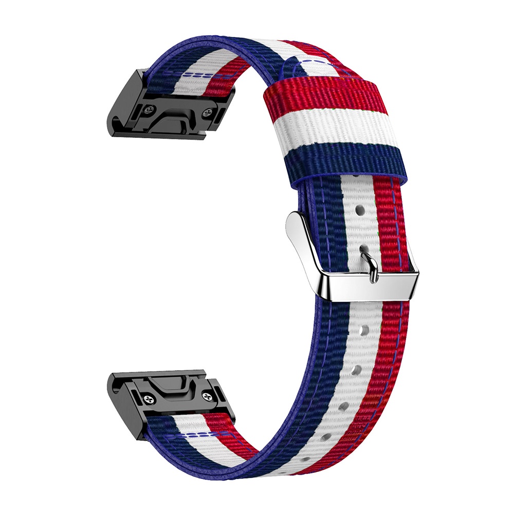 Dây Đeo Vải Dù Canvas Tháo Gỡ Nhanh Cho Garmin Fenix 7 7x 6 6X Pro 5 5x Plus Forerunner 955 945 935