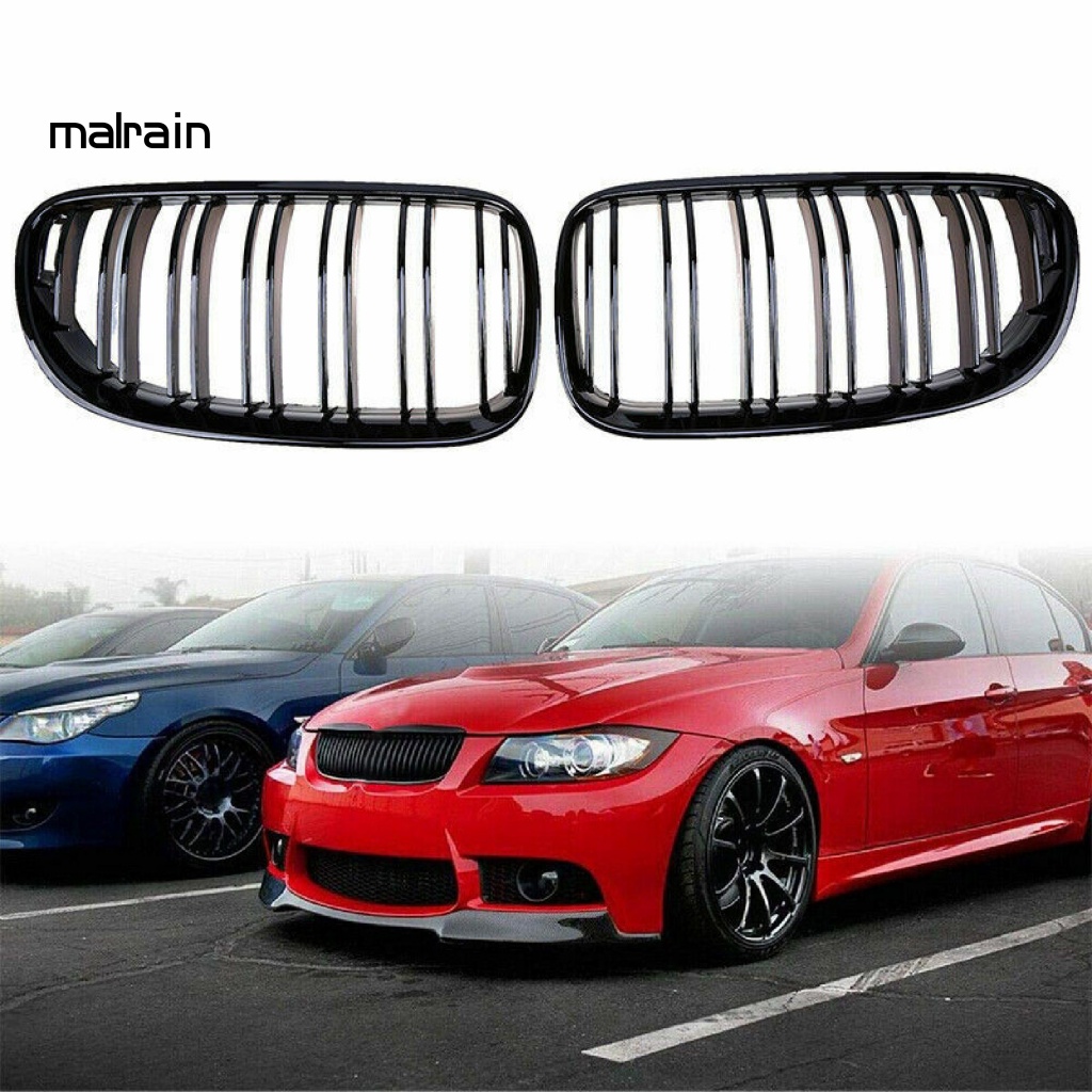 1 Cặp Lưới Tản Nhiệt Bằng ABS Màu Đen Chống Phai Màu Cho Xe Hơi 51137254967 51137254970 51137254968 Phụ Kiện Chuyên Dụng Cho Xe Hơi BMW 3 Series E92 E93 Coupe 10-14