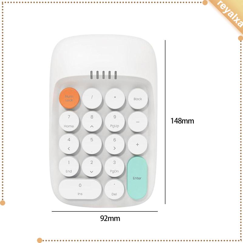 Bàn Phím Số Mini 18 Phím Không Gây Tiếng Ồn Siêu Bền Tiện Dụng Cho Laptop