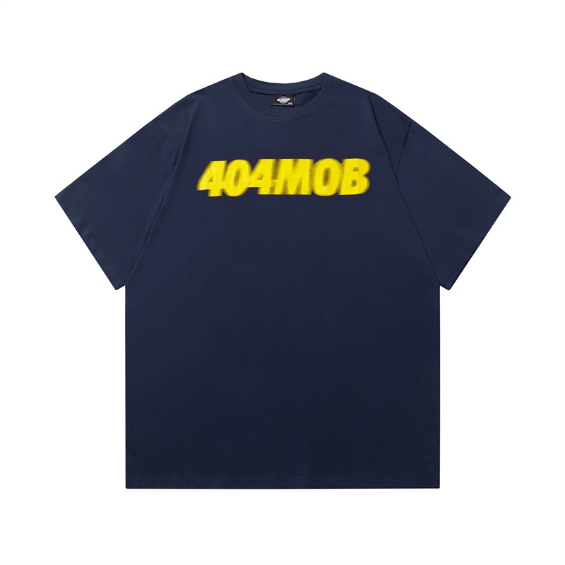 Áo Thun Thể Thao Cotton Tay Ngắn In Chữ Fuzzy Alphanumeric Plus Size Unisex