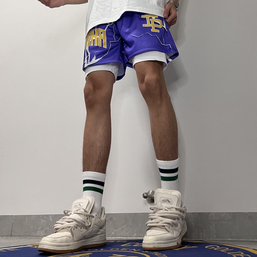 Inaka Power Quần Short Thể Thao Bóng Rổ Dáng Rộng Khô Nhanh Phong Cách Đường Phố Mỹ