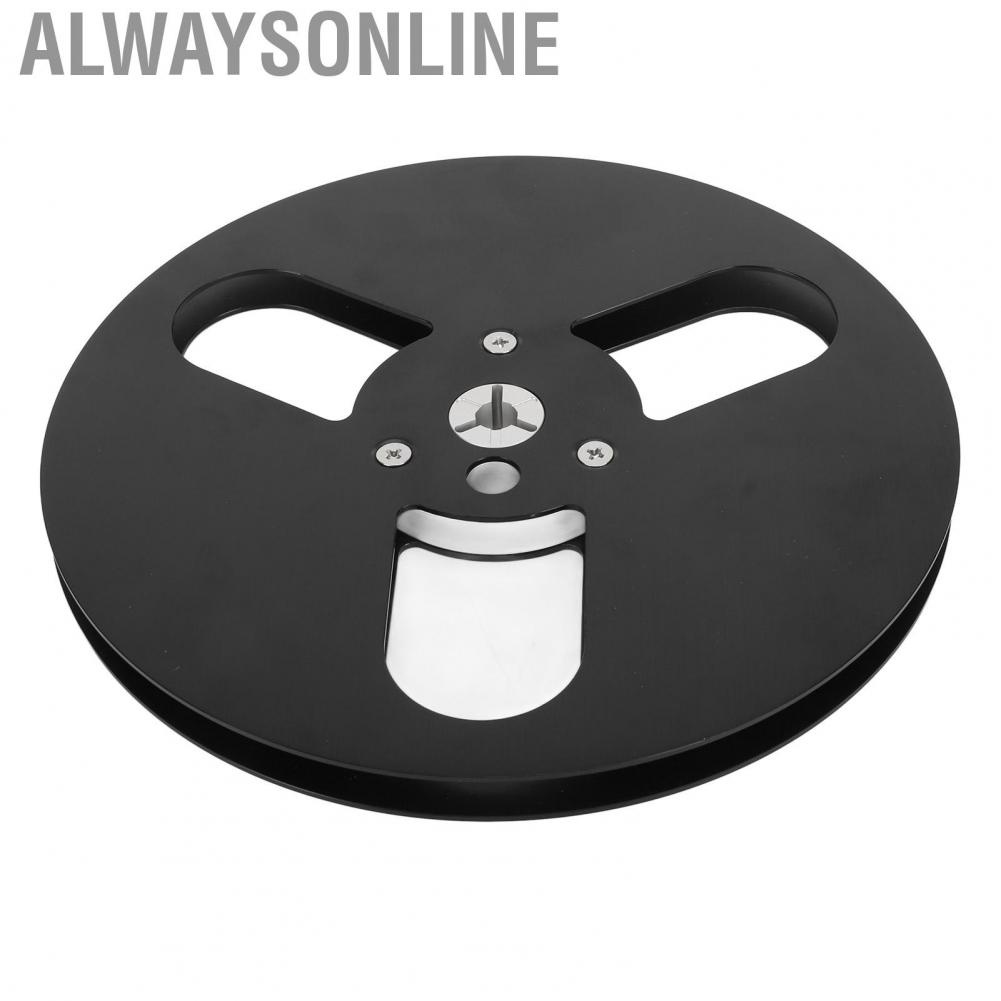 Alwaysonline Recording Tape Reel  1/4 7 Inch Empty Black for To Recorder