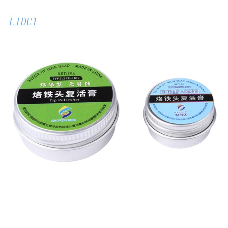 Lidu1 Dụng Cụ Thiếc Oxide 6 / 20g Làm Sạch Đầu Hàn Sắt