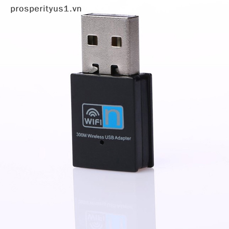 Ăng Ten Thu Sóng WiFi Mini Hai Băng Tần Kép USB 2.0 300M 2.4GHz RTL8192 802.11b / n / g Cho Máy Tính / Laptop