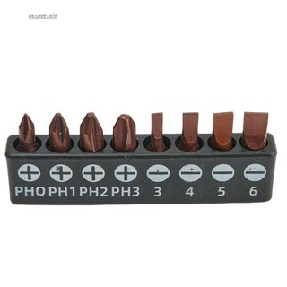【GRCEKRIN】8 Pcs PH/Torx Star Screwdriver Bits 25mm Hex-Shank Security Magnetic Driver Bit