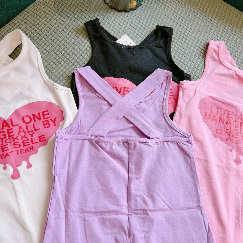 Váy body chất cotton hở lưng dây đan chéo