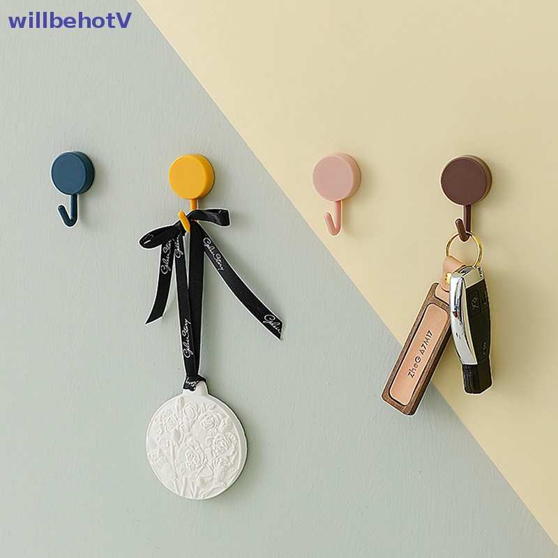 [WillbehotV] 10 Móc Treo Đồ Dán Tường Tự Dính Không Cần Khoan Lỗ Chắc Chắn [Mới]