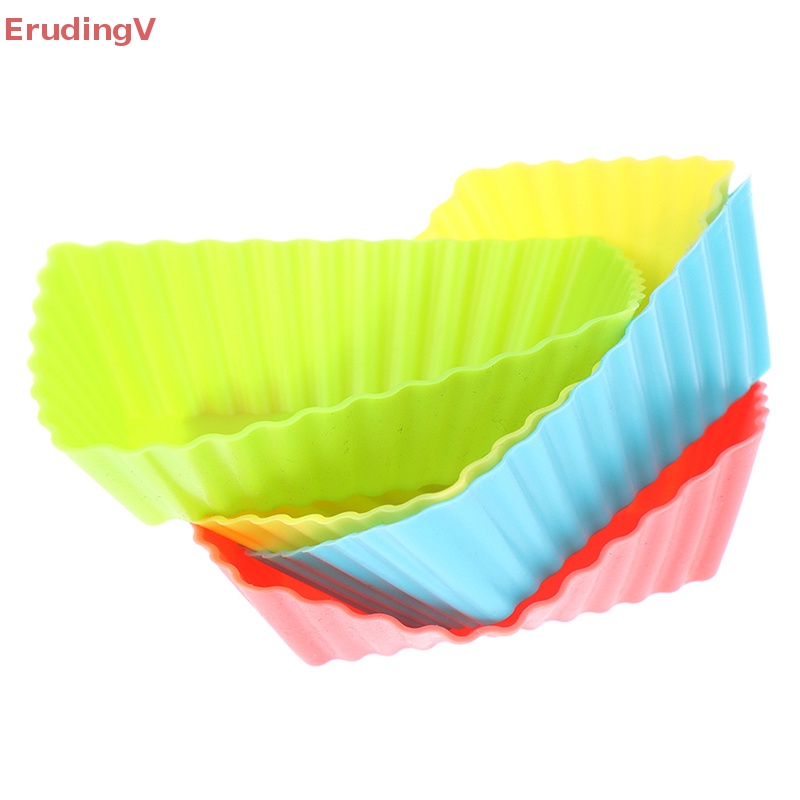 Set 12 Cốc Làm Bánh Muffin Bằng Silicone Tái Sử Dụng Tiện Lợi