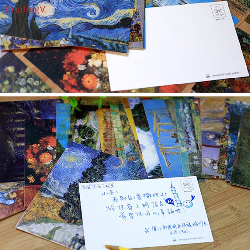 Set 30 Tấm Bưu Thiếp Van Gogh Cổ Điển