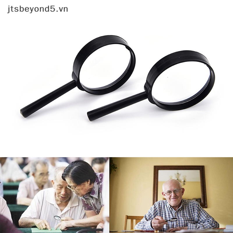 # JY#  1 chiếc kính lúp 60mm cầm tay 5x Kính lúp cầm tay đọc tầm nhìn thấp ..