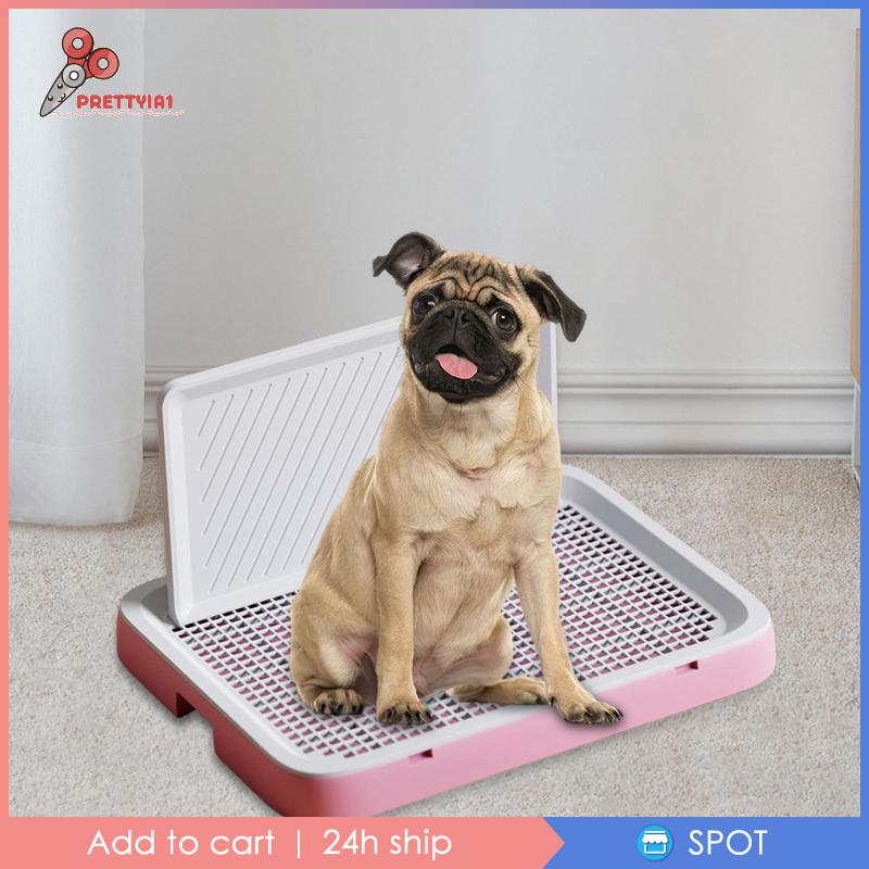 [Prettyia1] Khay Đi Vệ Sinh Cho Thú Cưng Trong Nhà Có Thể Tháo Rời Và Tái Sử Dụng