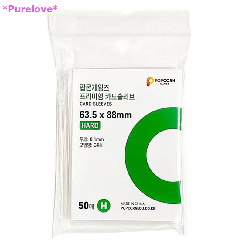 Set 50 Tấm Phim Dán Bảo Vệ Thẻ Hàn Quốc Không Axit Trong Suốt CPP Horaphic Mới