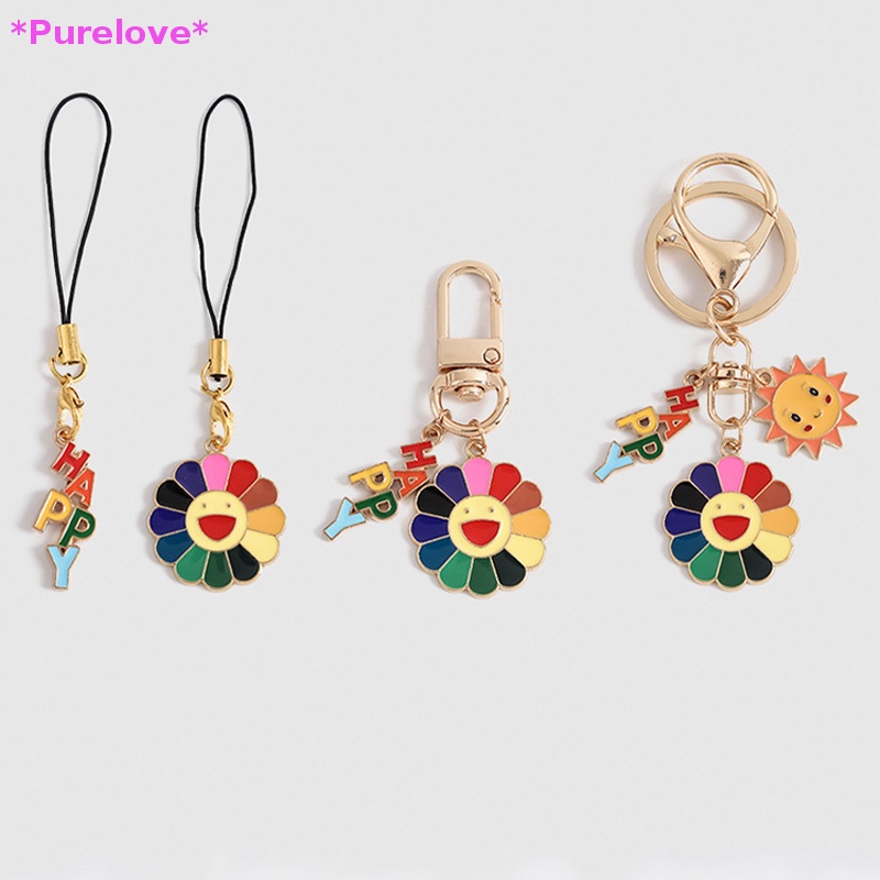Móc Khóa Hình Hoa Hướng Dương Dễ Thương Dành Cho Nam Và Nữ Mới