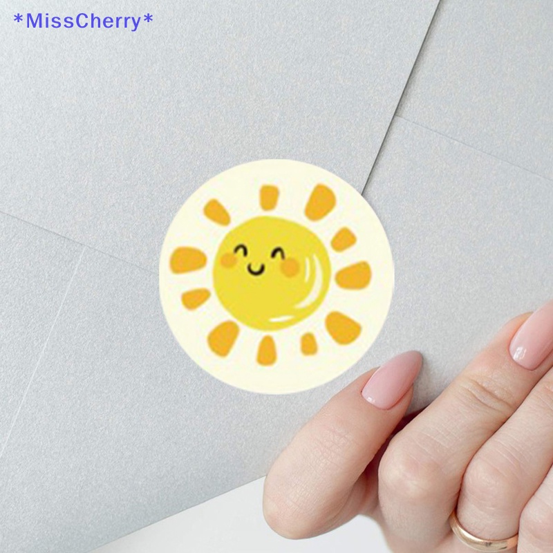 Cuộn 500 Nhãn Dán Tròn In Chữ Thank You Và Hoa Dễ Thương Trang Trí Sổ Tay Áo Thun Thiết Kế Mới Năng Động Thời Trang