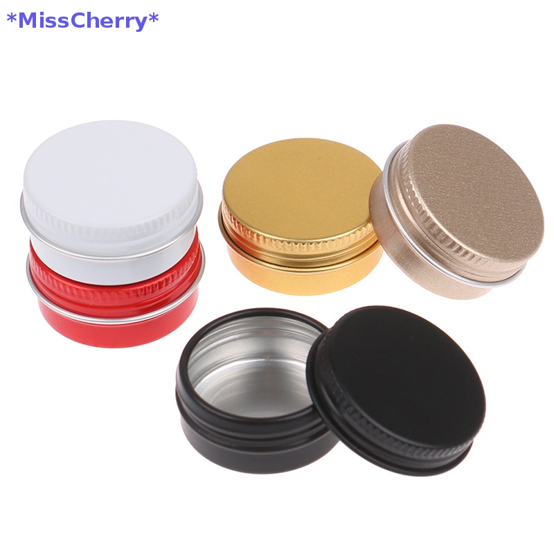 Hộp Thiếc Nhôm 10g 35 * 18mm Đựng Kem / Trà / Mỹ Phẩm Tiện Dụng