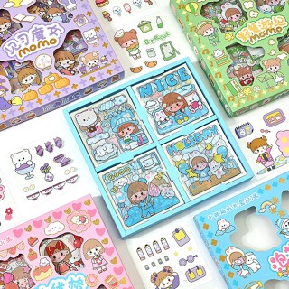 Miếng Dán Trang Trí Cốc Nước Họa Tiết Hoạt Hình Dễ Thương Chống Thấm Nước Tiện Dụng