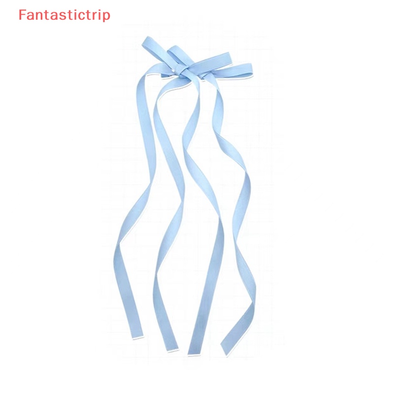 Set 2 Kẹp Tóc Nơ Dài Thời Trang Dự Tiệc Cho Nữ