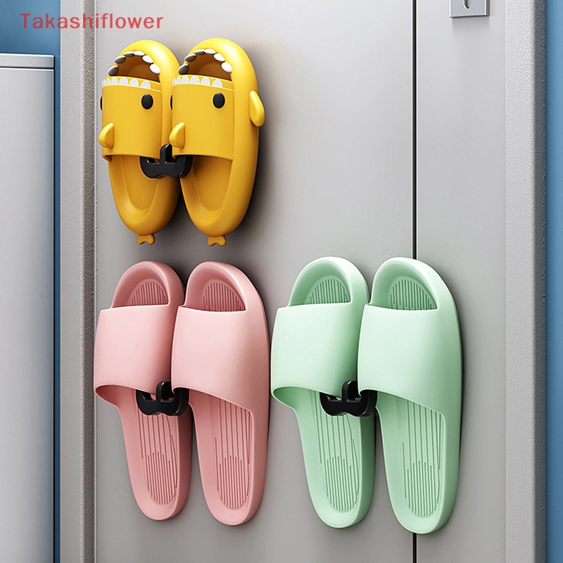 Giá Treo Dép Gắn Tường Không Cần Đục Lỗ Thoát Nước Tiện Dụng