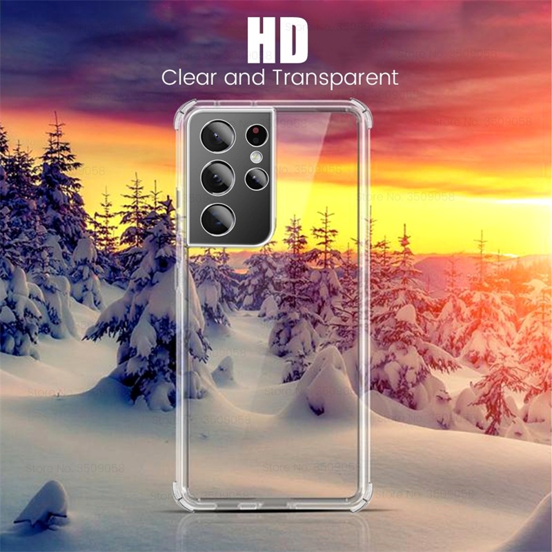 Ôp Điện Thoại Trong Suốt Có Túi Khí Cho samsung galaxy s23 ultra s22 ultra s21 s22 s21 s23 plus ultra note20 a14 a23 a34 54 4g 5g Ốp