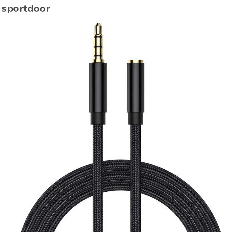 Dây Cáp Nối Dài Tai Nghe 3.5mm Male Sang Female Bằng Hợp Kim Nhôm Nylon
