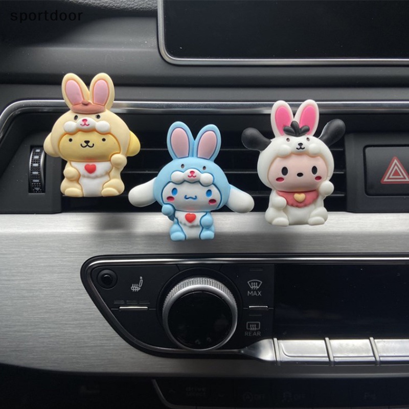 [sportoutdoor] Sanrioes Anime Melody Cinnamoroll Kuromi Làm Mát Không Khí Trong Xe Hơi [out]