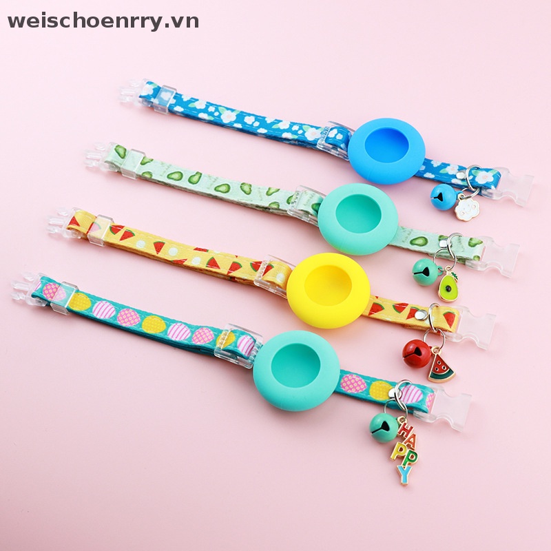Vòng Cổ Có Thể Điều Chỉnh Chống Thất Lạc In Họa Tiết Xinh Xắn Cho Thú Cưng