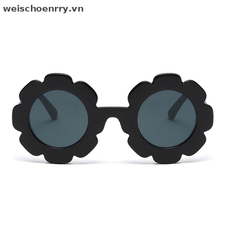 Kính Mát Chống Tia UV400 Hình Hoa Hướng Dương Dễ Thương Cho Bé