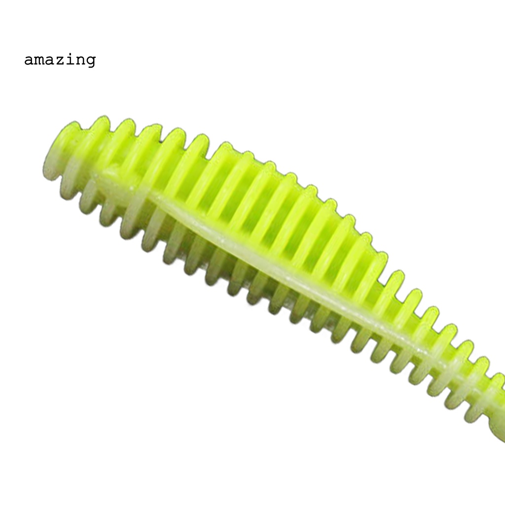 6 Mồi Giun Giả Câu Cá 8cm / 10.5cm Nhiều Màu Sắc Có Thể Tái Sử Dụng