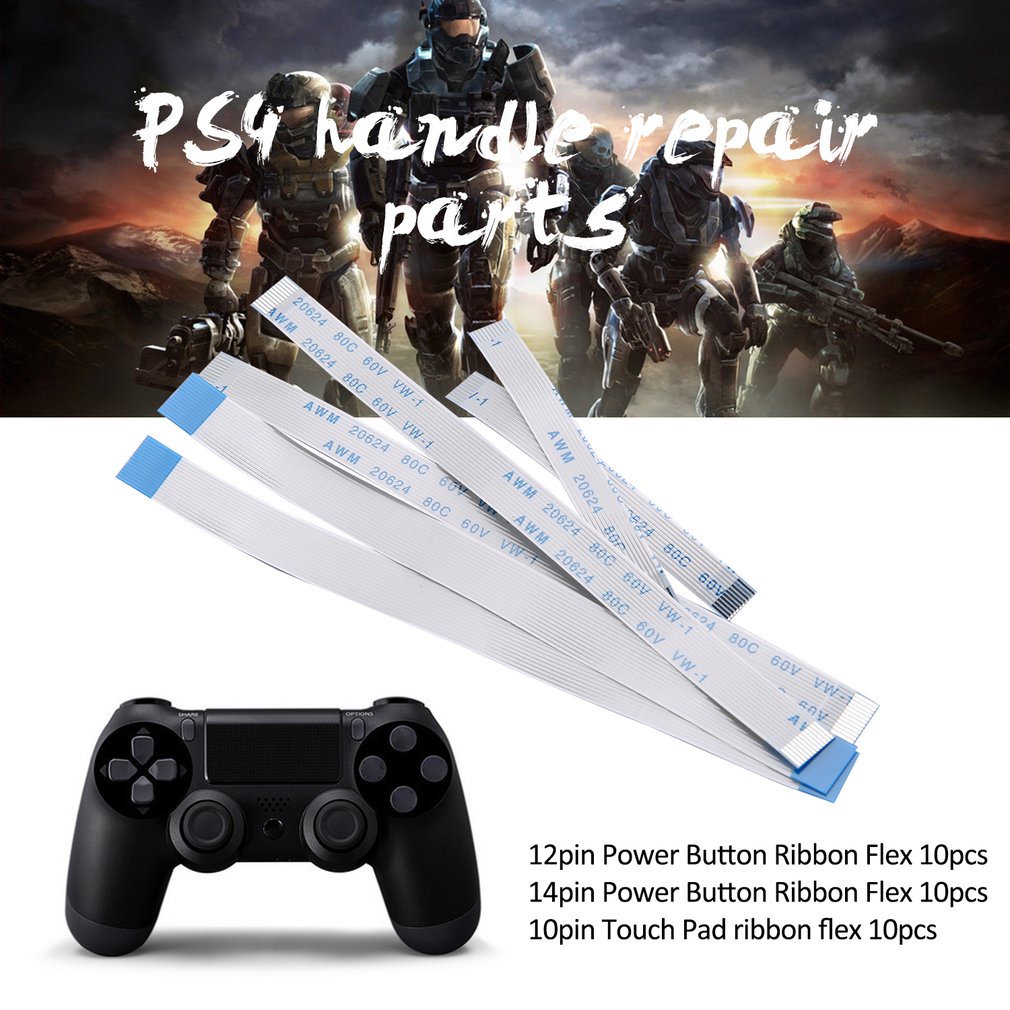 Poweron Eject 12 Pins Ribbon Cable Connector For Ps4 Controller [Q/5]