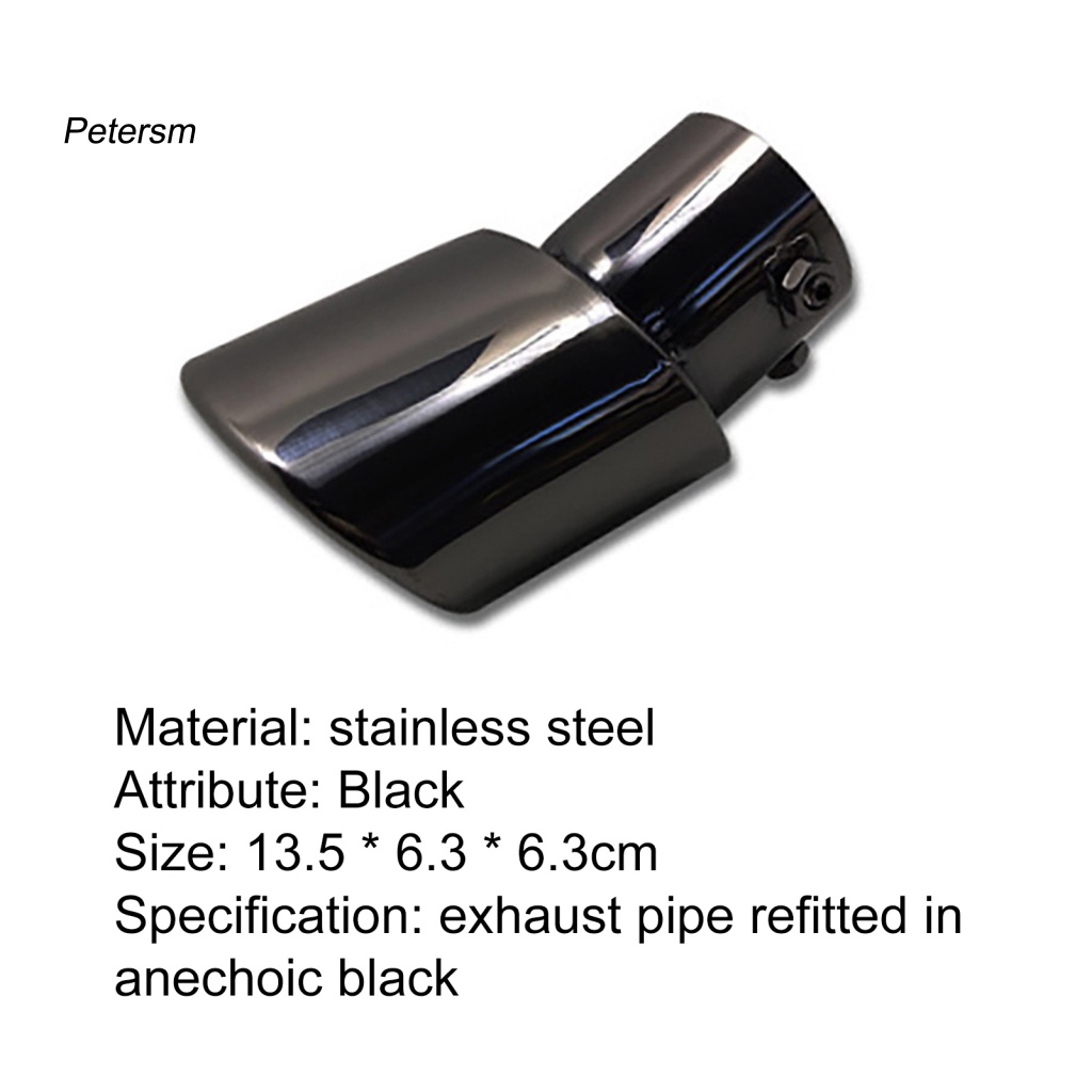 Ống Pô Giảm Thanh PP 701 Màu Đen Chống Mòn Cho Corolla