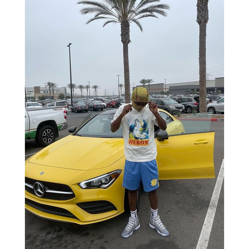 Eric Emanuel Quần Short Thể Thao Bóng Rổ Chạy Bộ Dáng Rộng Phối Màu Tương Phản Nhanh Khô Phong Cách Mỹ