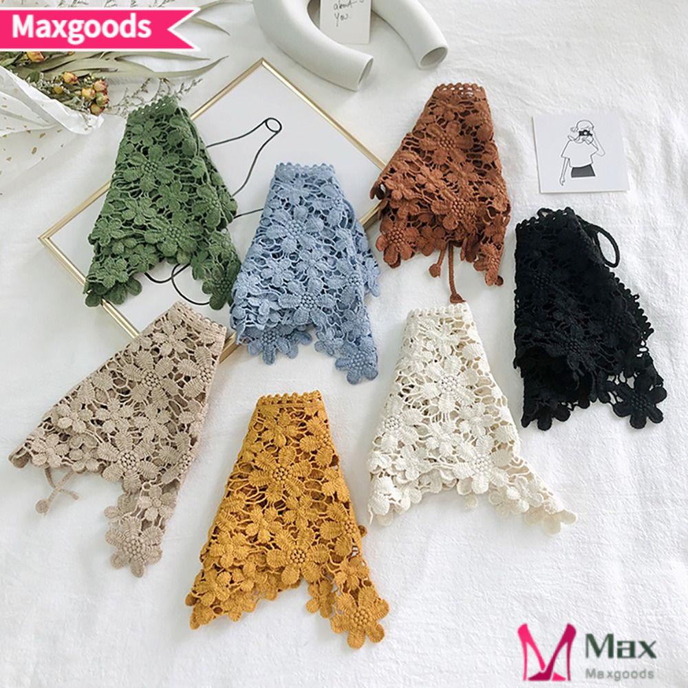 Maxg Vải Ren Quấn Cổ Có Thể Điều Chỉnh Trang Trí Có Thể Tháo Rời
