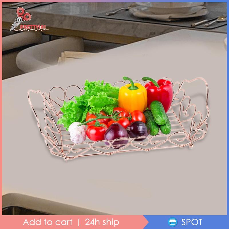 1 Rổ Đựng Trái Cây Bằng Thép Không Gỉ Bền Bỉ Cho Tủ Lạnh