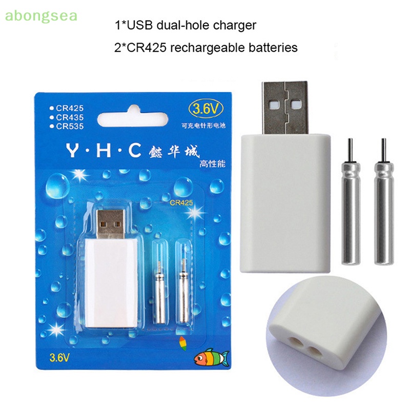 Abongsea Cần Câu Cá Điện Tử CR425 3.6V Có Đèn LED Sạc USB Chống Nước Tiện Dụng