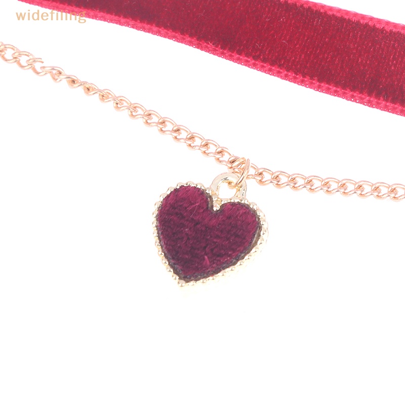 Widefiling Vòng Ren Hình Trái Tim Màu Trắng Gợi Cảm Dễ Thương