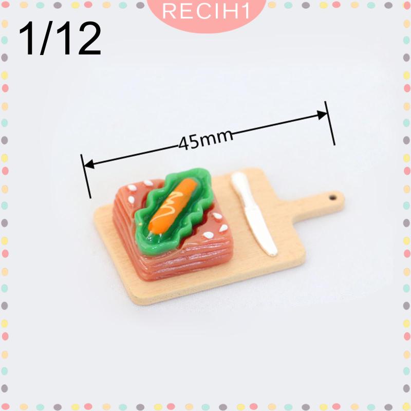 Bộ Đồ Chơi Mô Hình Bánh Mì Tỉ Lệ 1 / 12 Cho Nhà Búp Bê